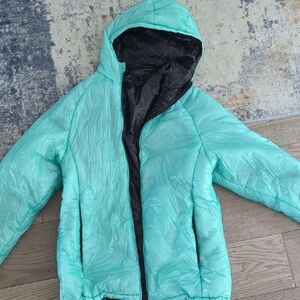 Enlighted Equipment Aqua Puffer Jacket with Black Lining